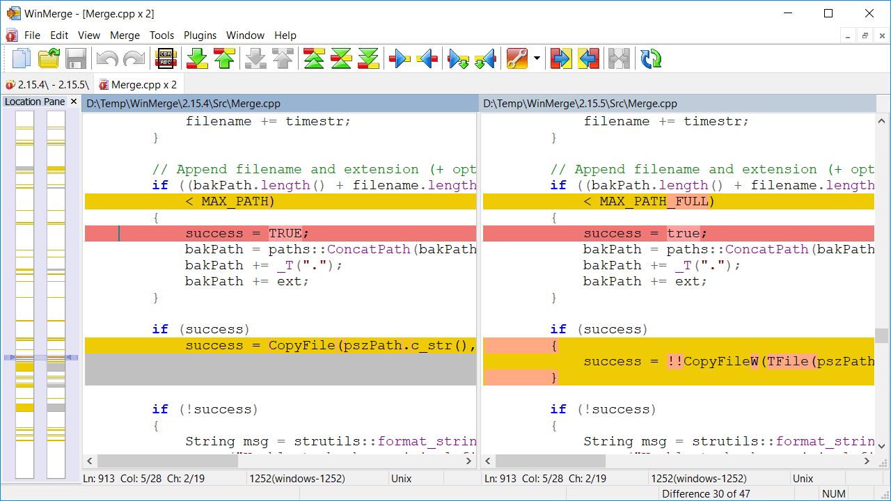 WinMerge Try Widely